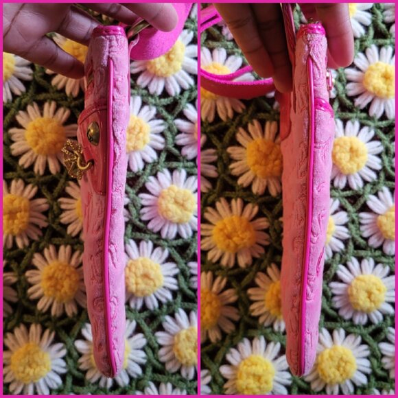 Juicy Couture Pink Crossbody Bag + Keychain Wallet - Picture 3 of 16